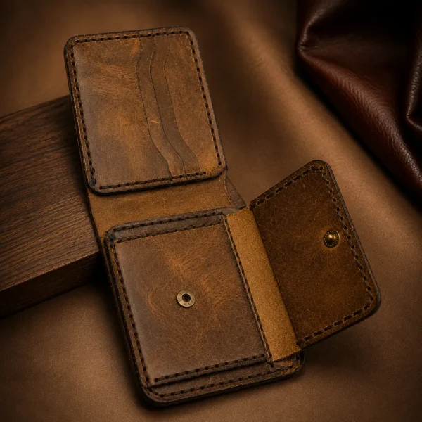 Premium Handmade Leather Wallet - Image 2