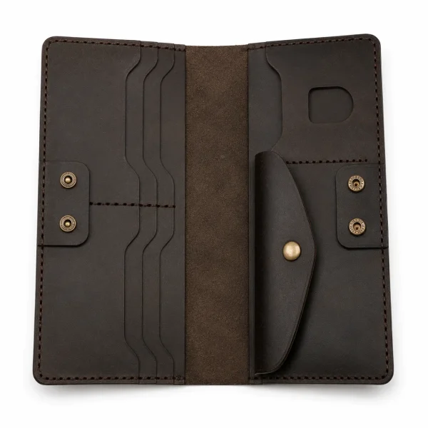 Handmade Long Wallet - Cow Leather - Image 8