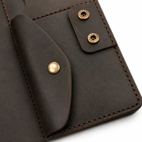 Handmade Long Wallet - Cow Leather - Image 9